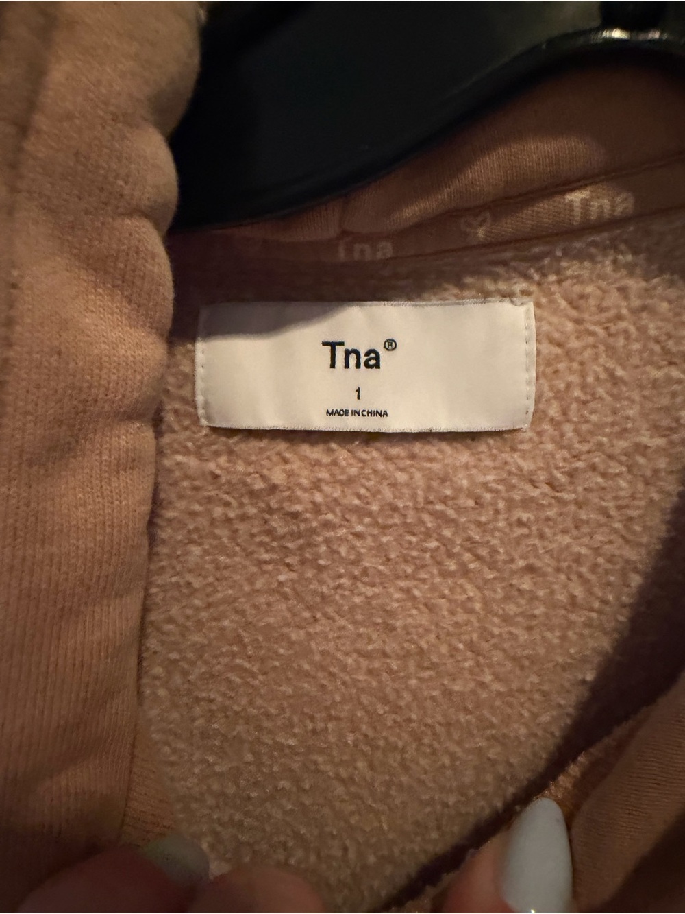 Aritzia- TNA Women’s Hoodie - Light Sand/Taupe - Picture 3 of 3